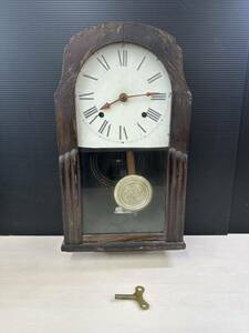 愛知時計 AICHI TOKEI ゼンマイ式 振り子時計 昭和レトロ 掛け時計 古時計 