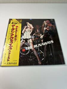 帯付 LP ランナウェイズ『THE RUNAWAYS/チェリー・ボンブ』RJ-7165 シェリー・カリー/ジョーン・ジェット レコード