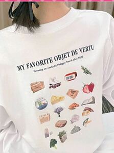 sienne 韓国ファッションFAVORITEプリントロングTシャツ