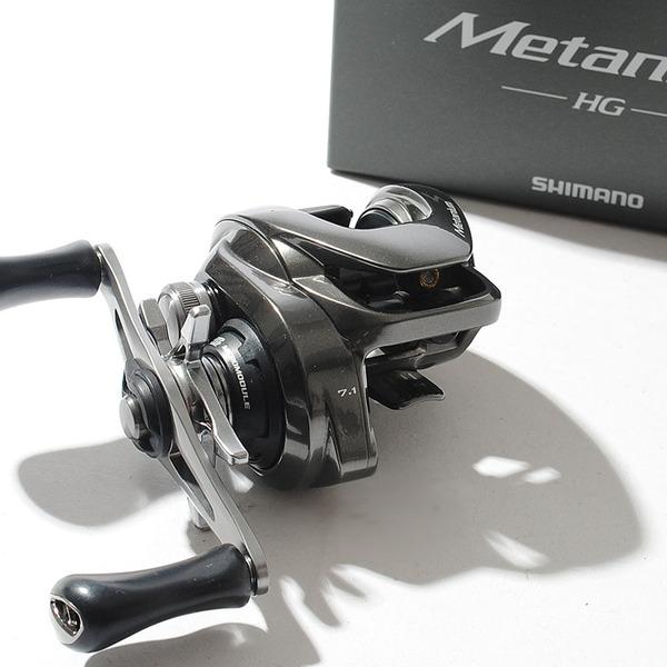 SHIMANO 20メタニウム HG 右ハンドル ハイギア 中古 美品 ベイトリール シマノ フィッシング バス釣り シーバス