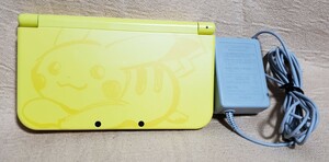 New ニンテンドー3DS LL ピカチュウ イエロー ポケモン ポケットモンスター Nintendo 任天堂 本体 充電器