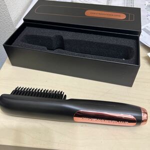 LinpHeatPremium ヒートブラシ コードレス ヘアアイロンブラシ マイナスイオン USB充電収納袋付き おまけでヘアアイロン付National EH1505