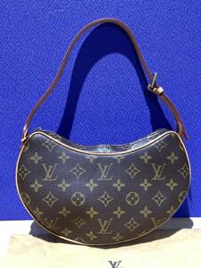 E14 LOUIS VUITTON ルイヴィトン モノグラム　クロワッサン USED品 横浜高島屋 ミニショルダー ワンショルダー ポシェット 保存袋有り