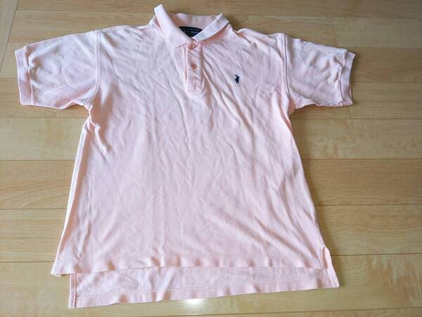 即決●送料無料★POLO【半袖 ポロシャツS】サーモンピンク *難あり