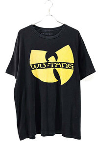 Used 10s WU-TANG Official Graphic Black T-Shirt Size XL 相当 古着