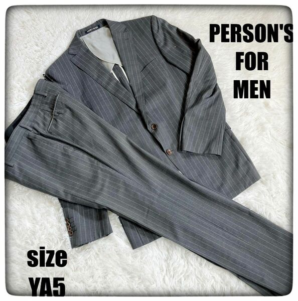 PERSON'S FOR MEN セットアップ シルク混 sizeM