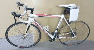 A903-N39-221 [引取限定] CANNONDALE キヤノンデール ロードバイク CAAD8 EN14781 54cm ホワイト 譲渡証明書付 現状品1