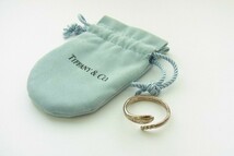 K179-S20-6964◎ TIFFANY&CO ティファニー SILVER 925 シルバー ヘビ リング 指輪 アクセサリー 現状品③◎_画像1