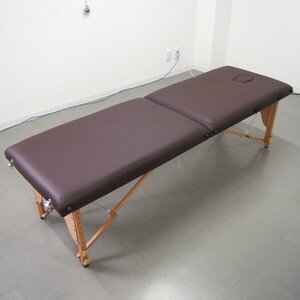 [9356-014S] folding massage tables [ used * goods with special circumstances ] present condition sale details unknown 180cm×60cm massage bed bench carrying possibility 