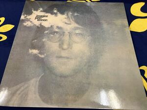 John Lennon★中古LP/UK（EMI100）盤「ジョン・レノン～Imagine」ポスター、ポストカード付 