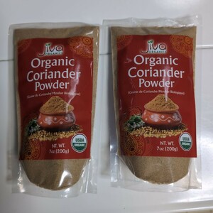  organic * coriander * powder 200g 2 sack 