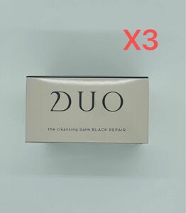 DUO クレンジングバーム 黒 ブラックデュオ 90gX3