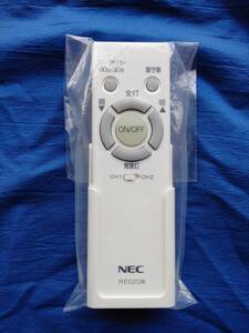 NEC 照明器具　リモコン　RE0208