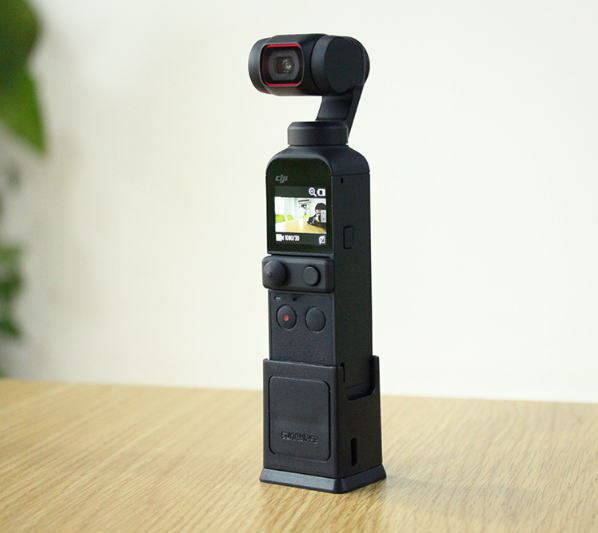 【送料無料・国内発送】DJI osmo Pocket2用充電台 三脚アダプタ Vlog 動画撮影 アクションカメラ　自撮り　充電端子台