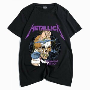 新品 ロック バンドTシャツ メタリカ(METALLICA) 半袖 Mサイズ