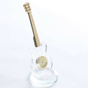  миниатюра настольные часы crystal серии музыкальные инструменты CR3208 гитара музыкальные инструменты crystal стекло часы коллекция часы 