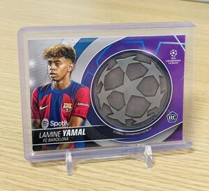 ★Lamine Yamal★RC★Starball Relic★美品★バルセロナ★2023-24 Topps UEFA Club Competitions★スペイン代表