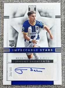 ★Jeremy Sarmiento★RC★99枚限定★ Stars Auto★直筆サイン★美品★ブライトン★22-23 Panini Impeccable EPL★将来有望★エクアドル代表