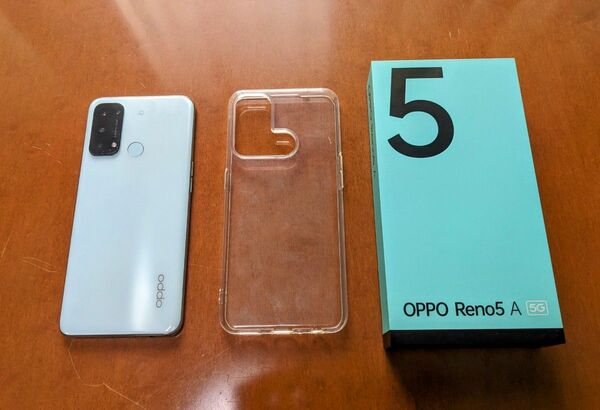  美品 OPPO Reno 5a アイスブルー128GB SIMフリー