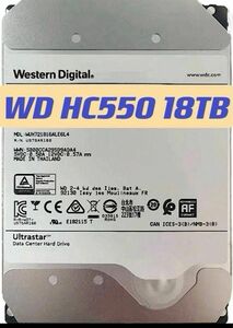 大容量HDD WD 18TB HC550 NAS 3.5インチ SATA 7200RPM