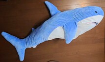 ギガシャーク　シャーク　サメ　くったりぬいぐるみ　BIGぬいぐるみ ギガぬいぐるみ　ぬいぐるみ　抱き枕　130cm プライズ景品　1非売品_画像5