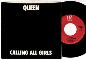 EP UK盤 クイーン QUEEN / CALLING ALL GIRLS - PUT OUT THE FIRE (ELEKTRA 7-69981)