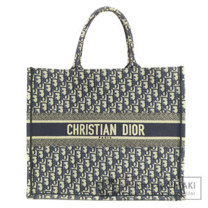 CHRISTIAN DIOR クリスチャンディオール ブックトート トートバッグ キャンバス レディース 中古