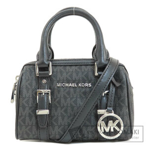 Michael Kors マイケルコース MKシグネチャー 2WAY ハンドバッグ PVC レディース 中古