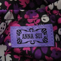 ANNA SUI アナスイ フラワー 刺繍 化粧ポーチ ポリエステル レディース 中古_画像6