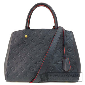 LOUIS VUITTON ルイヴィトン M42746 モンテーニュMM マリーヌルージュ ハンドバッグ アンプラント レディース 中古