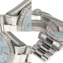 ROLEX ロレックス 118346A デイデイト ダイヤモンド メーカーコンプリート 腕時計 プラチナPT950 PT950 メンズ 中古_画像8