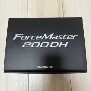 シマノ　21 フォースマスター 200DH 右ハンドル　美品　1度のみ使用　PE0.8号300メートル付き