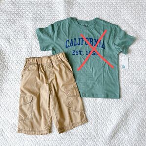 西松屋　夏服セット　半袖Tシャツ ハーフパンツ　130
