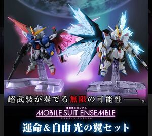 [ new goods unopened ] premium Bandai limitation MOBILE SUIT ENSEMBLE EX. life & free light. wing set Mobile Suit Gundam SEED DESTINY