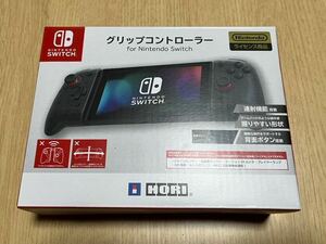 HORI グリップコントローラー for Nintendo Switch クリアブラック ニンテンドースイッチ 