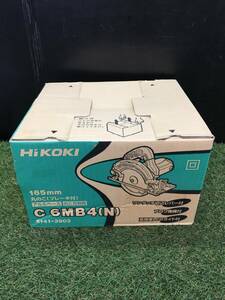 【未使用品】HiKOKI(旧日立工機) 丸のこ ブレーキ付 刃径165mm AC100V 1050W LEDライト付 のこ刃別売り C6MB4(N)本体のみ　/　ITN739RHVI92