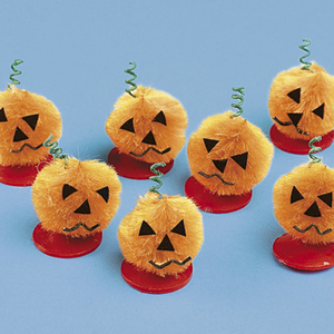 H554.3◆ミニ Jack-O’-Lantern 飾り ３個◆USA直輸入、新品