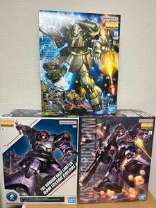 新品★MG1/100ギラ・ドーガ＋MG1/100リック・ドム＋MG1/100ドム(クリアカラー)ガンダムベース限定