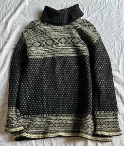 DKNY Donna Karan New York wool ta-toru neck thick standard s