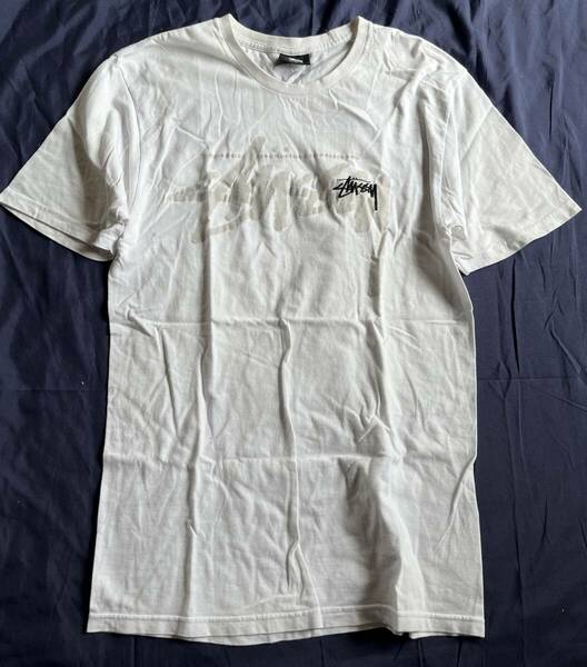 STUSSY　ステューシー Tシャツ M ロゴ　定番　シンプル