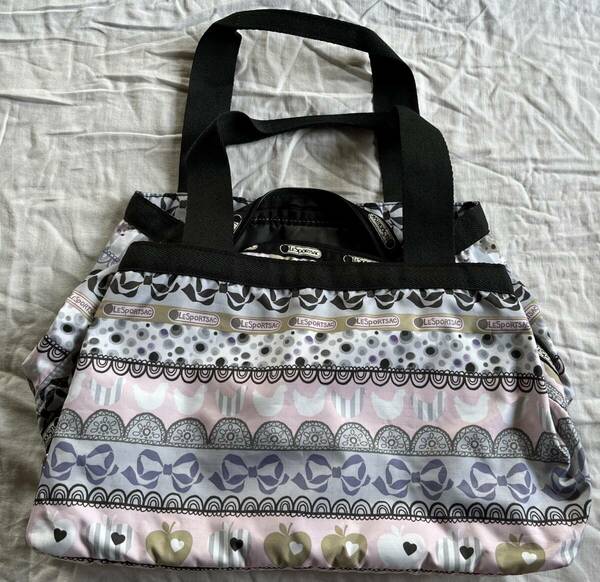 LeSportsac レスポートサック 　ハンドバッグ　ミニボストン　鳥　高級タイプ