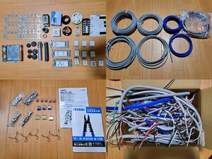 第二種電気工事士 技能試験セット 器具（中古）・ケーブル問題集1周分＋α（未使用）