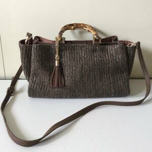 used品　MICHEL KLEIN ミッシェルクラン　2wayレディースバッグ　手提げ・ショルダー