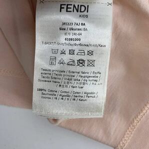 FENDI フェンディ Tシャツ FF バック柄 ピンクの画像5