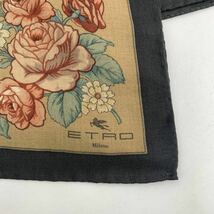 ETRO エトロ 大判 スカーフ 花柄 ストール _画像3