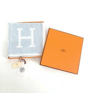 未使用 HERMES エルメス ハンカチ タグ 箱付き