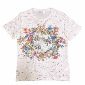 美品 ChristianDior クリスチャンディオール ゾディアック zodiac Tシャツ 半袖 ホワイト カットソー 