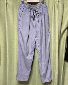 MARKAWARE PEGTOP EASY TROUSERS マーカウェア イージーパンツ グレー トラウザー スラックス japan 2 Tropical wool トロピカル ウール