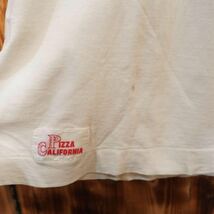 90s pizza California Tシャツ L位 1996 袖裾シングル_画像4
