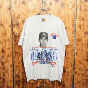 90 -е горечное ореховое волнение Los Angeles Dodgers T -Frish L/USA Los Angeles Dodgers